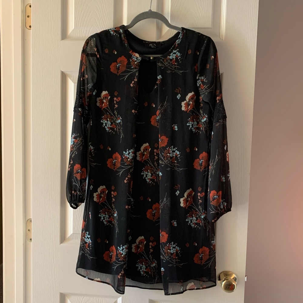 Black Floral Dress